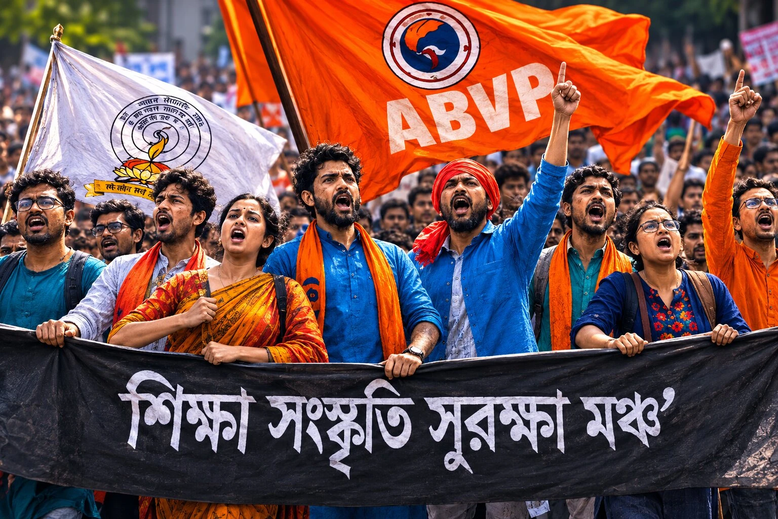 সিজেপি মোকাবেলায় মাঠে নামছে বিজেপি সমর্থিত বিভিন্ন ছাত্র সংগঠন